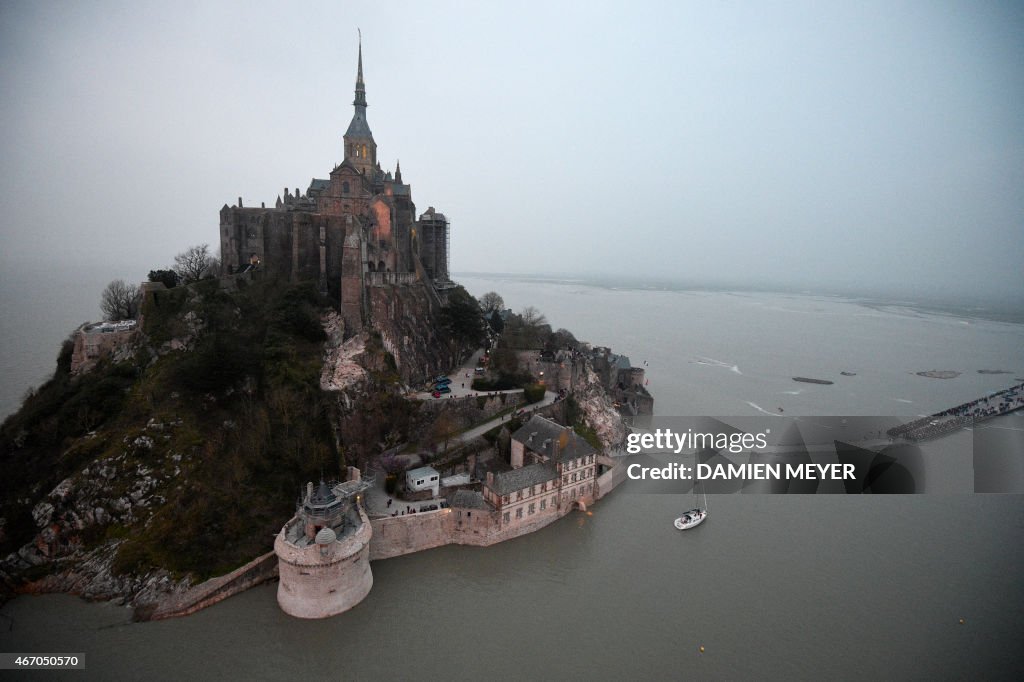 FRANCE-TOURISM-HERITAGE-HIGH-TIDE