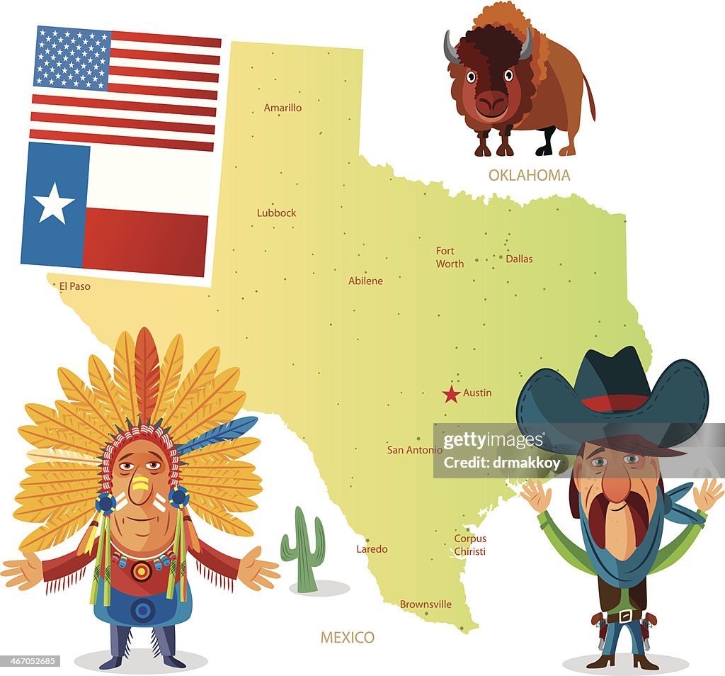 Texas map