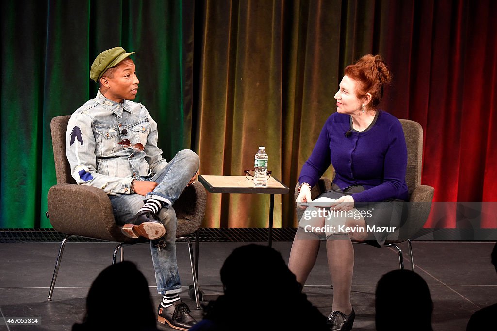 Pharrell Williams Stops By Google in Celebration of International Day of Happiness