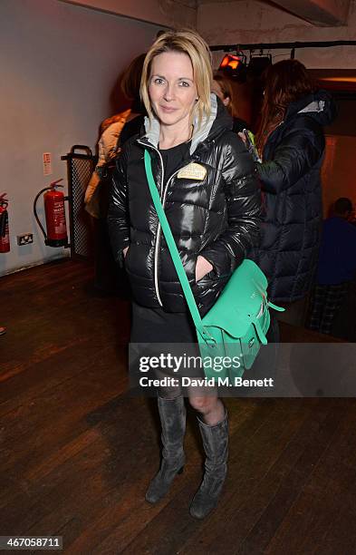 Lisa Dillon attends the press night performance of "The Mistress Contract" with Quintessentially Vodka at the Royal Court Theatre on February 5, 2014...