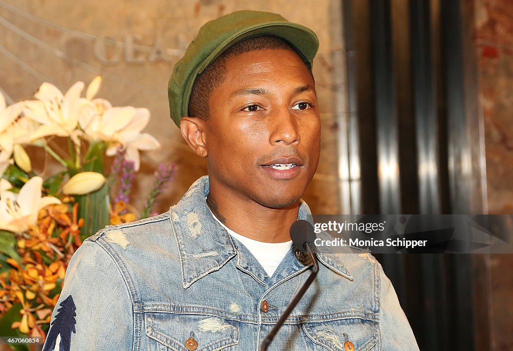 Pharrell Williams Lights The Empire State Building For United Nations' International Day Of Happiness