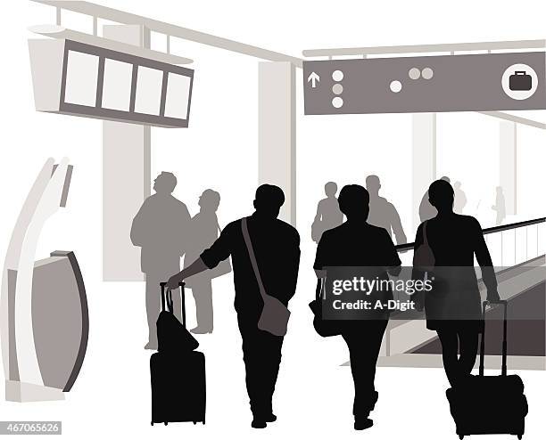 airportconnection - airport departure board stock illustrations