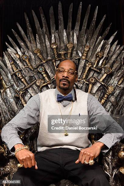 Snoop Dogg attends HBO Game of Thrones Presents: Snoop Dogg Catch The Throne Event At SXSW on March 20, 2015 in Austin, Texas.