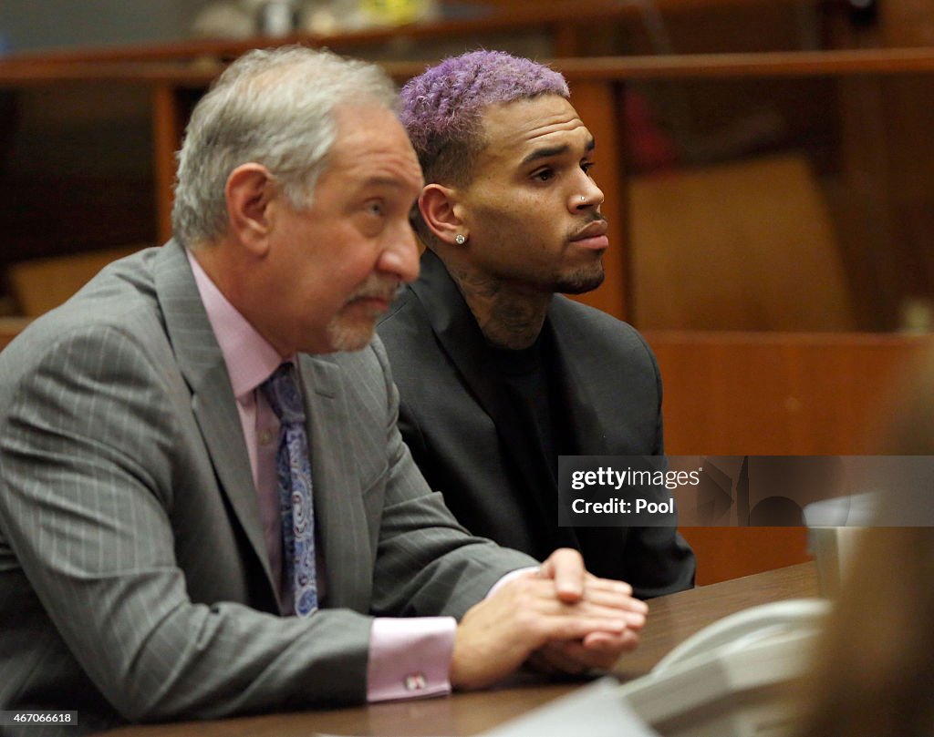 Chris Brown Probation Violation Hearing