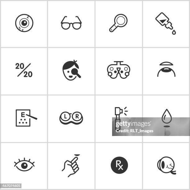 optische & visuelle symbole, tintenblauen series - glasses icon stock-grafiken, -clipart, -cartoons und -symbole