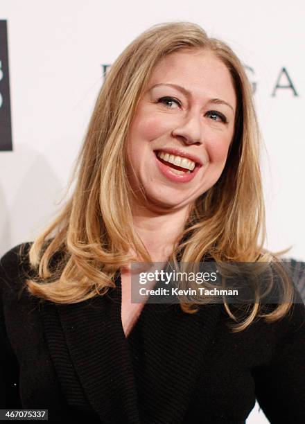 Chelsea Clinton attends the 2014 amfAR New York Gala at Cipriani Wall Street on February 5, 2014 in New York City.