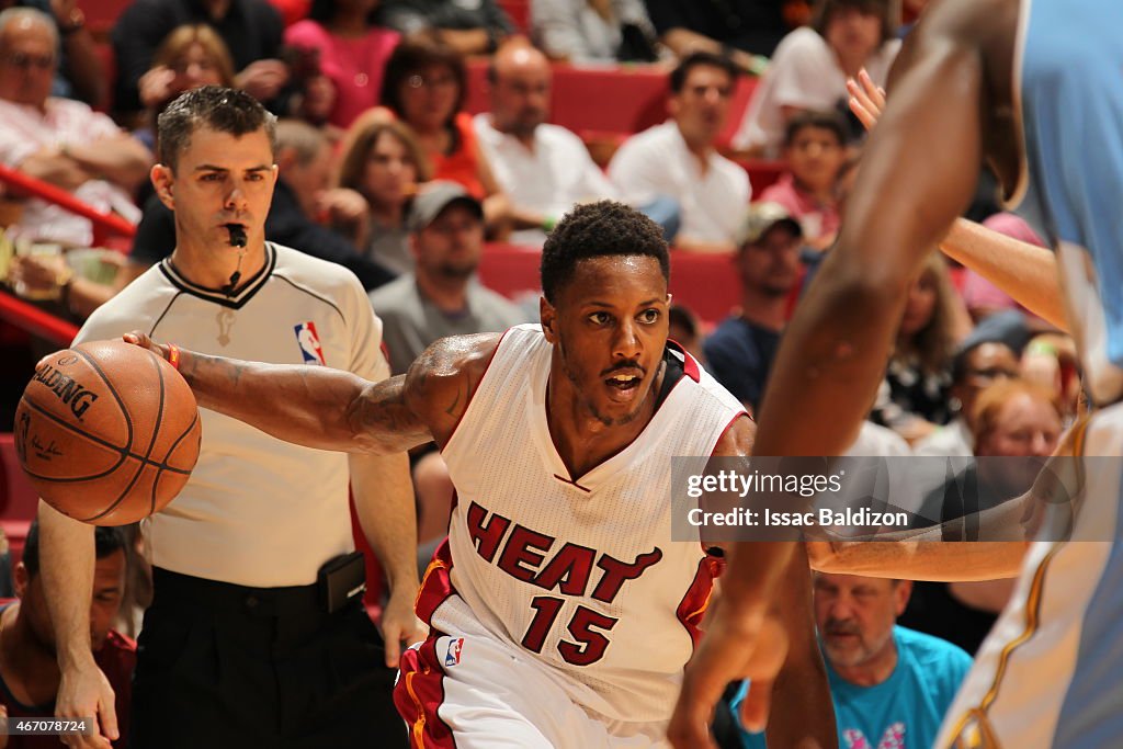 Denver Nuggets v Miami Heat