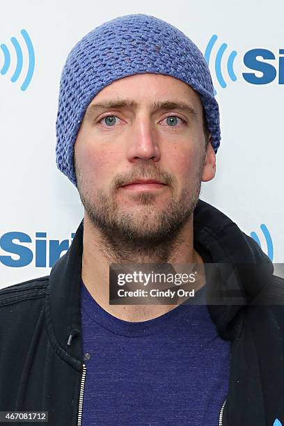 Actor Owen Benjamin visits the SiriusXM Studios on March 20, 2015 in New York City.