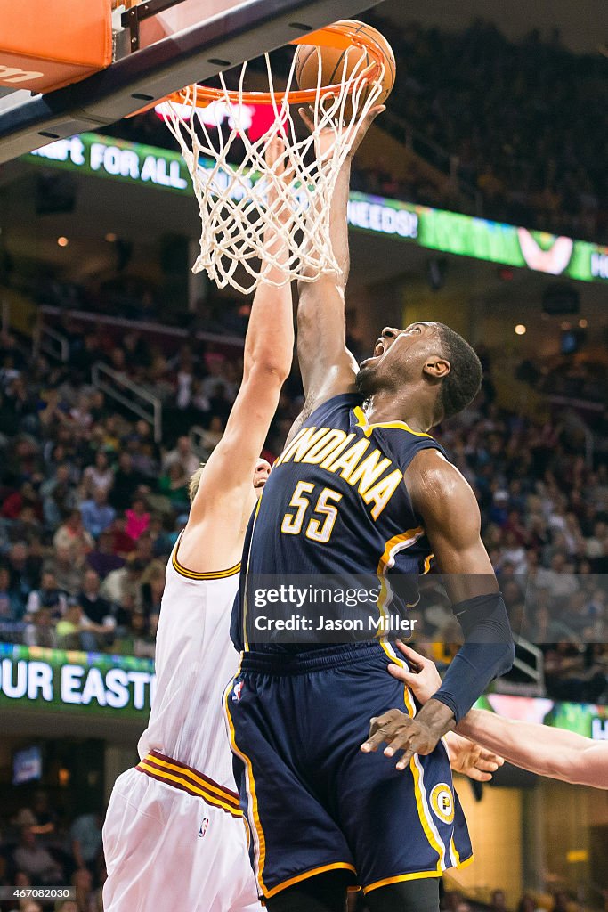 Indiana Pacers v Cleveland Cavaliers