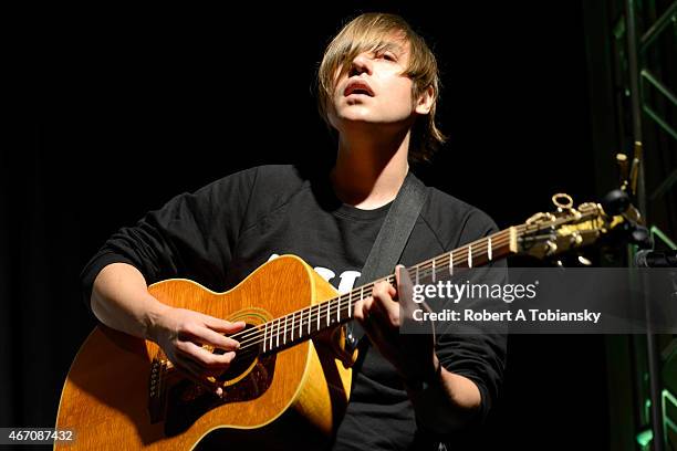 Musician Will Butler performs onstage at 'I Wrote That Song' during the 2015 SXSW Music, Film + Interactive Festival at Austin Convention Center on...