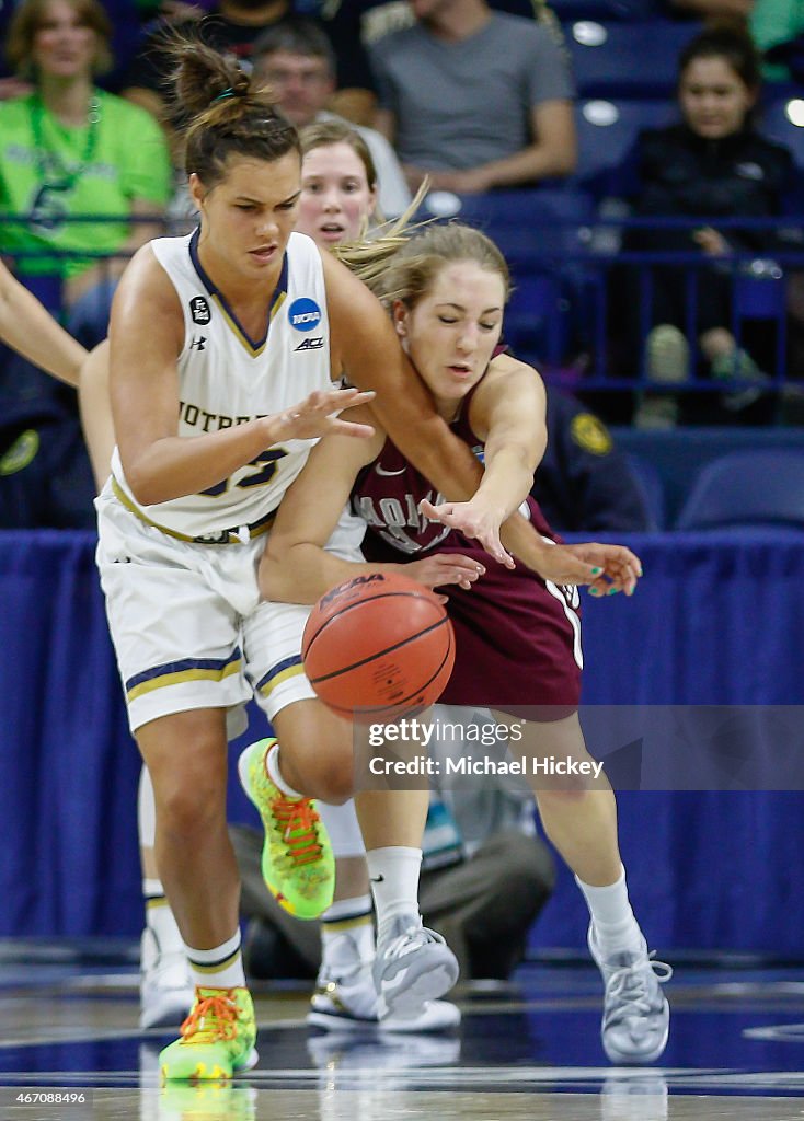 NCAA Women's Basketball Tournament - First Round - South Bend