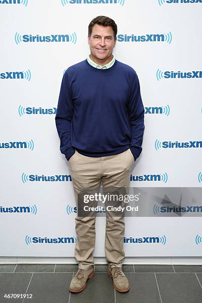 Actor Ted McGinley visits the SiriusXM Studios on March 20, 2015 in New York City.
