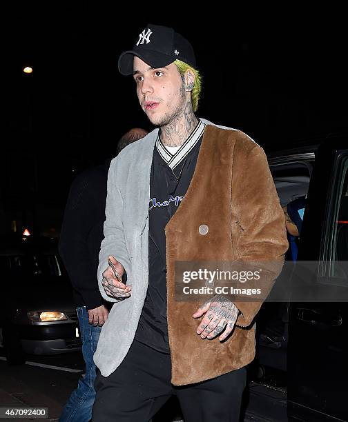 Ricky Hill is seen at Little House restaurant and bar in Mayfair on March 20, 2015 in London, England.