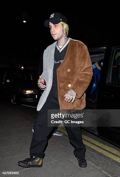 Ricky Hill is seen at Little House restaurant and bar in Mayfair on March 20, 2015 in London, England.
