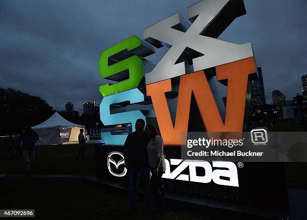 General view of atmosphere during the SXSW 2014 during the 2015 SXSW Music, Film + Interactive Festival at Paramount Theatre on March 20, 2015 in...