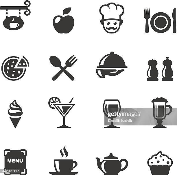 soulico - dining - chef knife white background stock illustrations