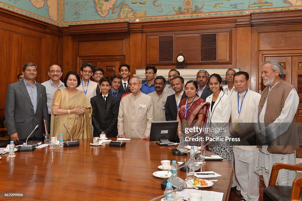 The President of India, Shri Pranab Mukherjee, during the...