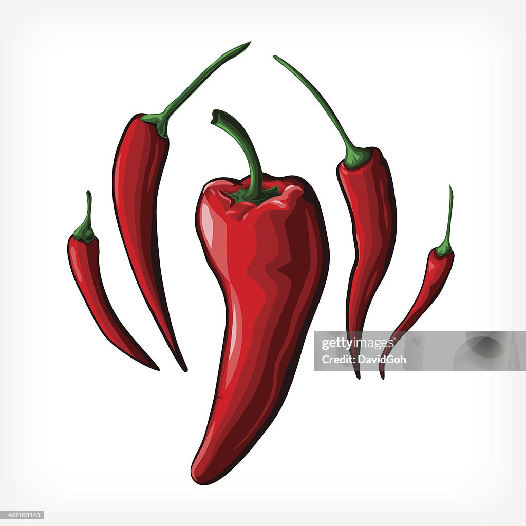 Vector Peppers High-Res Vector Graphic - Getty Images