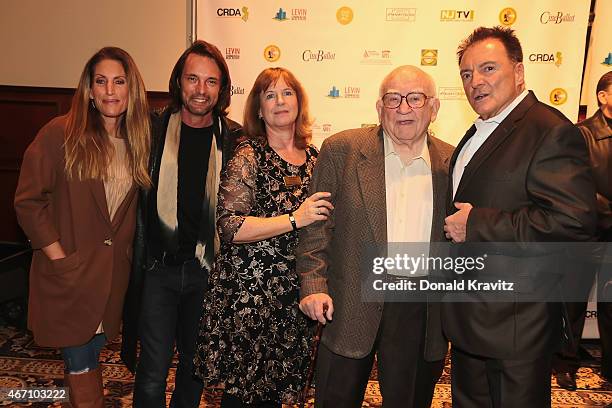 Liza Asner, James Wilder, Diane Raver, Ed Asner and Armand Assante appear at the 2015 Garden State Film Festival at Resorts Casino Hotel on March 20,...