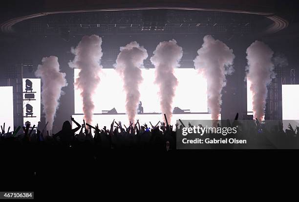 Recording artist Alesso performs at 97.1 AMP Radio Presents AMPLIFY 2015 at the Hollywood Palladium on March 20, 2015 in Los Angeles, California.