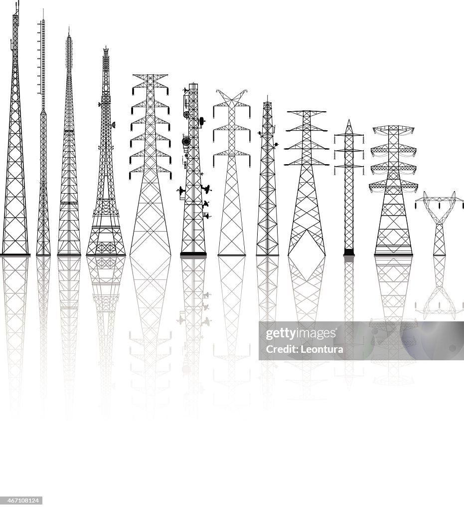 Detailed Telecommunications Towers