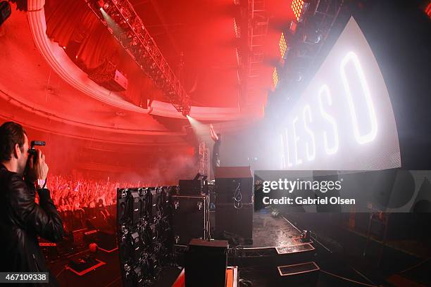 Recording artist Alesso performs at 97.1 AMP Radio Presents AMPLIFY 2015 at the Hollywood Palladium on March 20, 2015 in Los Angeles, California.