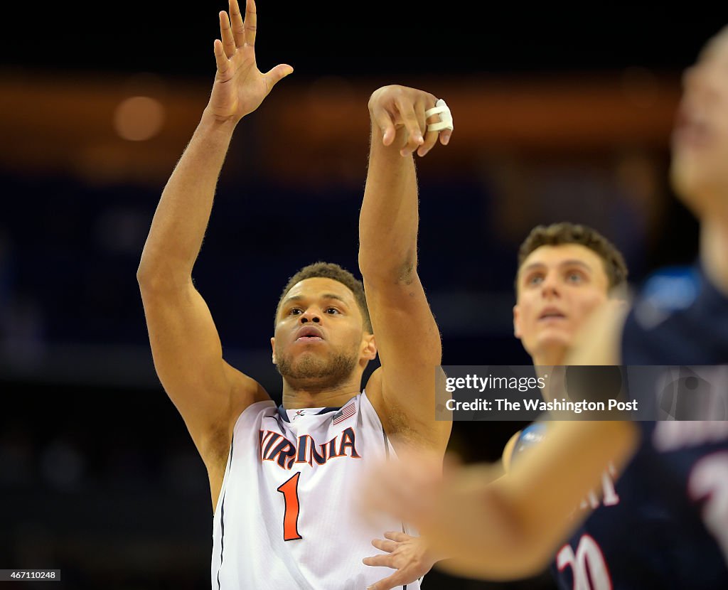 The University of Virginia plays Belmont in the second round of the NCAA men's basketball  tournament