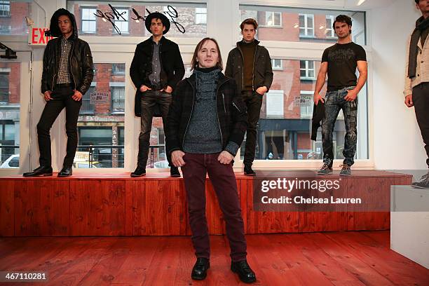 Designer Stefan Miljanic poses at the Gilded Age presentation on February 5, 2014 in New York City.