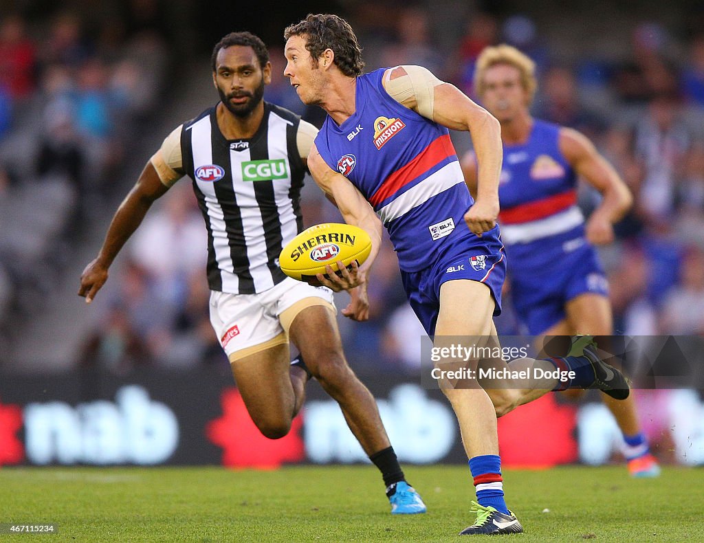 NAB Challenge - Western Bulldogs v Collingwood