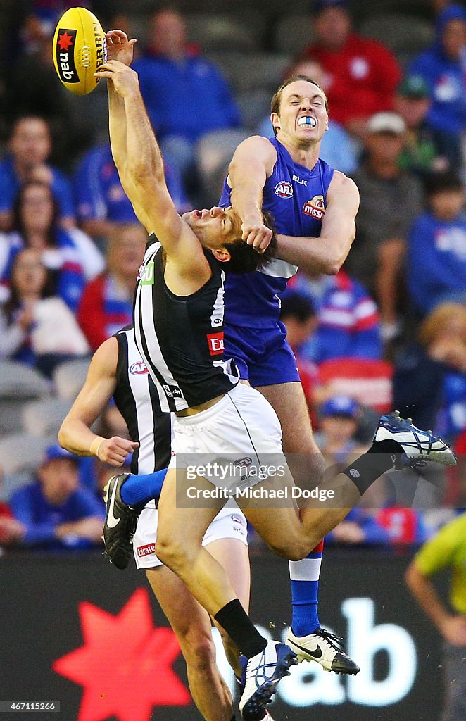 NAB Challenge - Western Bulldogs v Collingwood