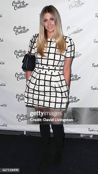 Blogger Devon Rachel attends the Create & Cultivate's Speaker Celebration at The Line Hotel on March 20, 2015 in Los Angeles, California.