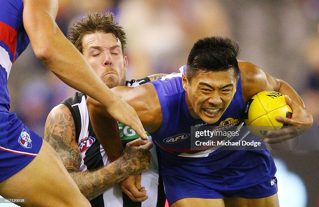 NAB Challenge - Western Bulldogs v Collingwood