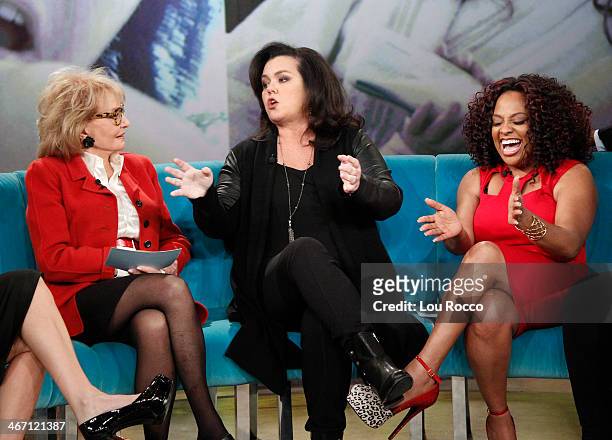 Rosie O'Donnell returns to THE VIEW to a standing ovation, FRIDAY, FEB. 7 airing on the Disney General Entertainment Content via Getty Images...