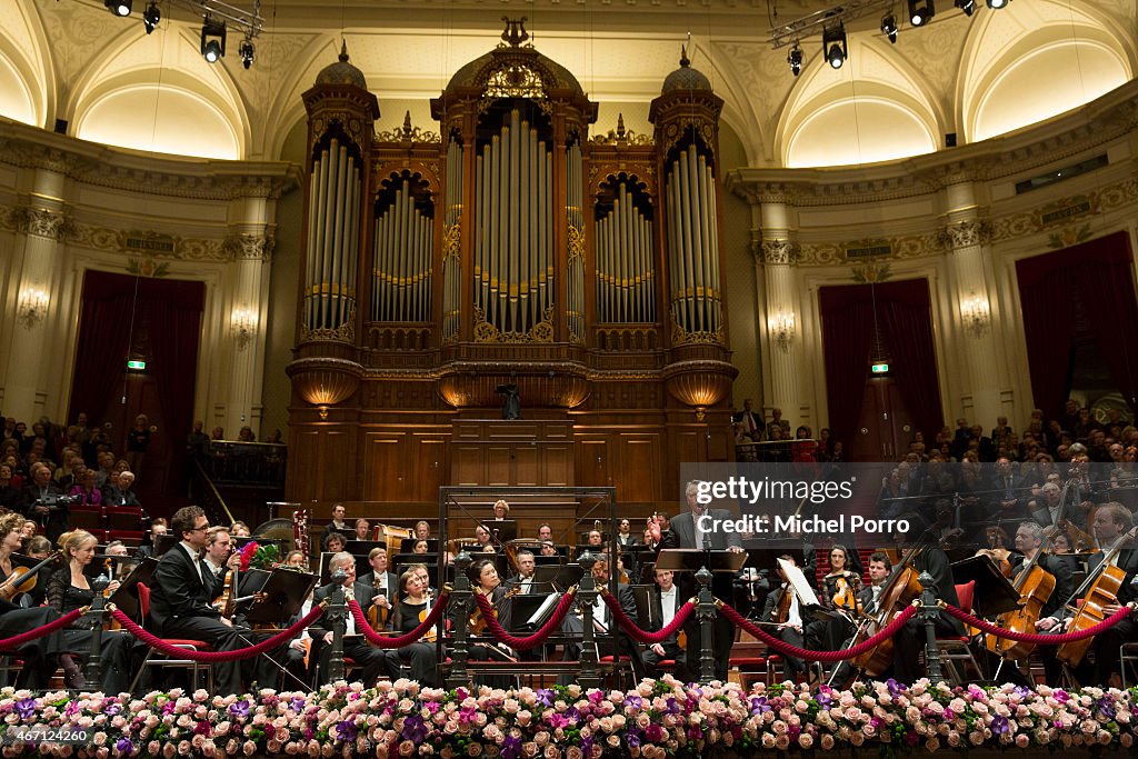 King Willem-Alexander and Queen Maxima Of The Netherlands Attend Final Royal Concertgebouw Orchestra Concert Mariss Jansons