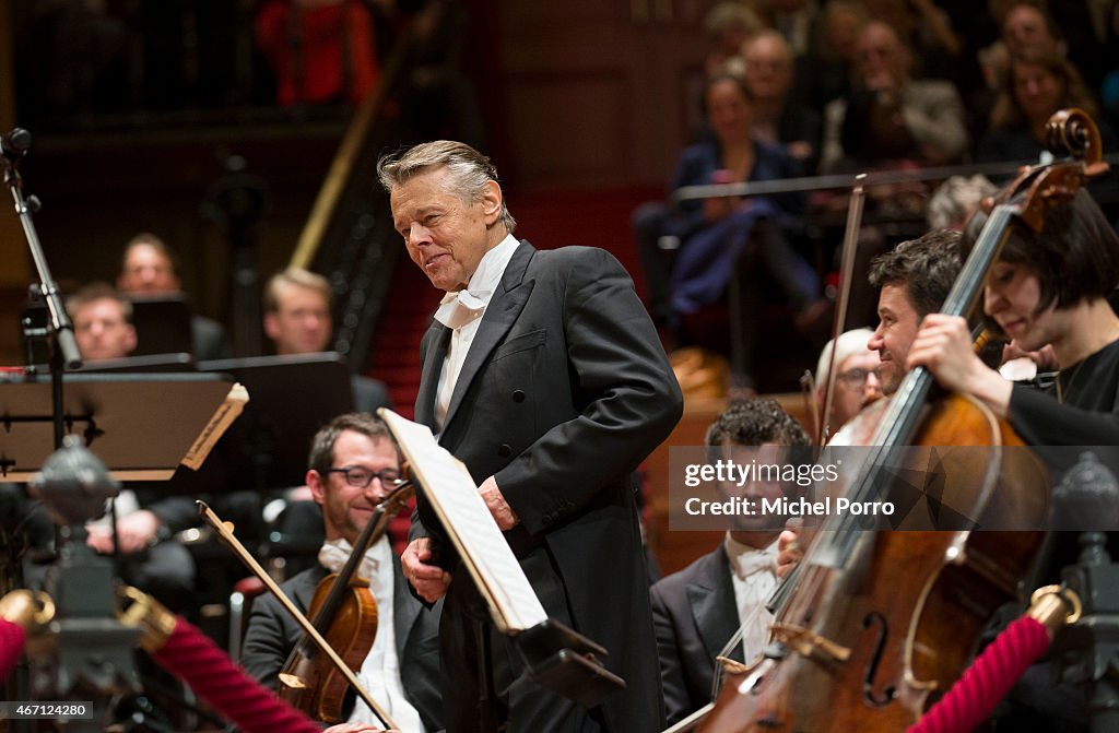 King Willem-Alexander and Queen Maxima Of The Netherlands Attend Final Royal Concertgebouw Orchestra Concert Mariss Jansons