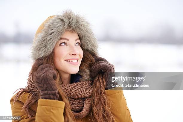 it's a perfect winter day - parka stock pictures, royalty-free photos & images