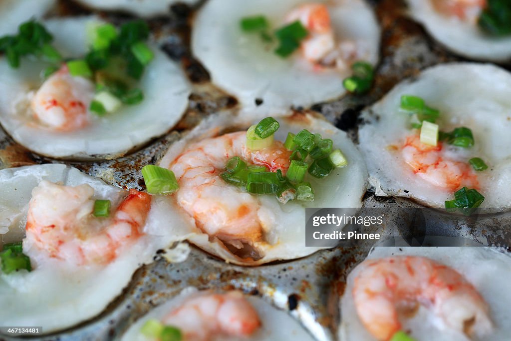 Banh Khot, Fresh shrimp rice cake, Can Gio,Vietnam