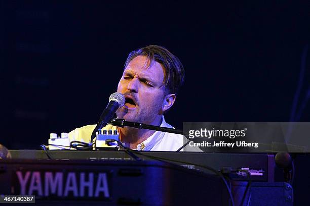 Nathan Willett of Cold War Kids performs during the Amnesty International "Bringing Human Rights Home" Concert at the Barclays Center on February 5,...