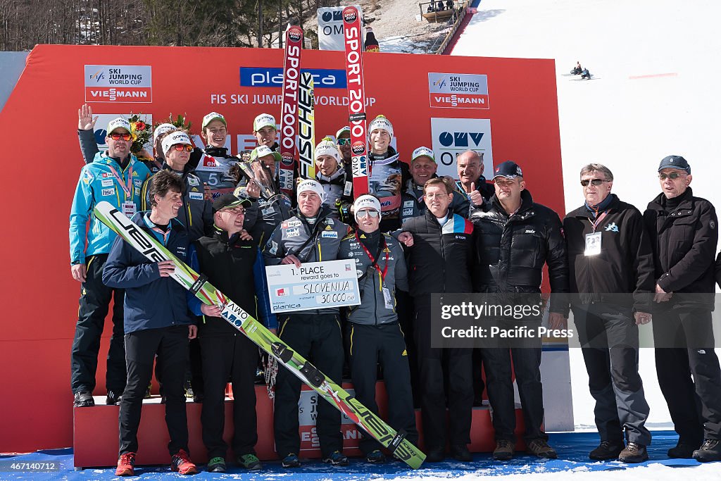 Team Slovenia, coaches and Prime Minister Miroslav Cerar on...