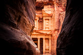 End of the Siq - Al Khazneh in Petra