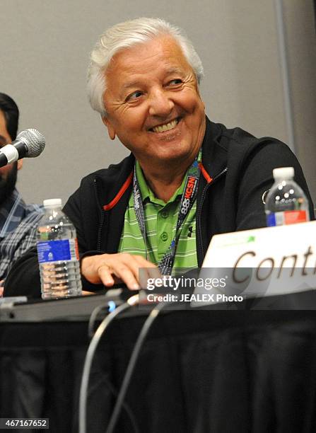 Producer Bobby Marin speaks at 'We Like It Like That - Latin Boogaloo' during the 2015 SXSW Music, Film + Interactive Festival at Austin Convention...