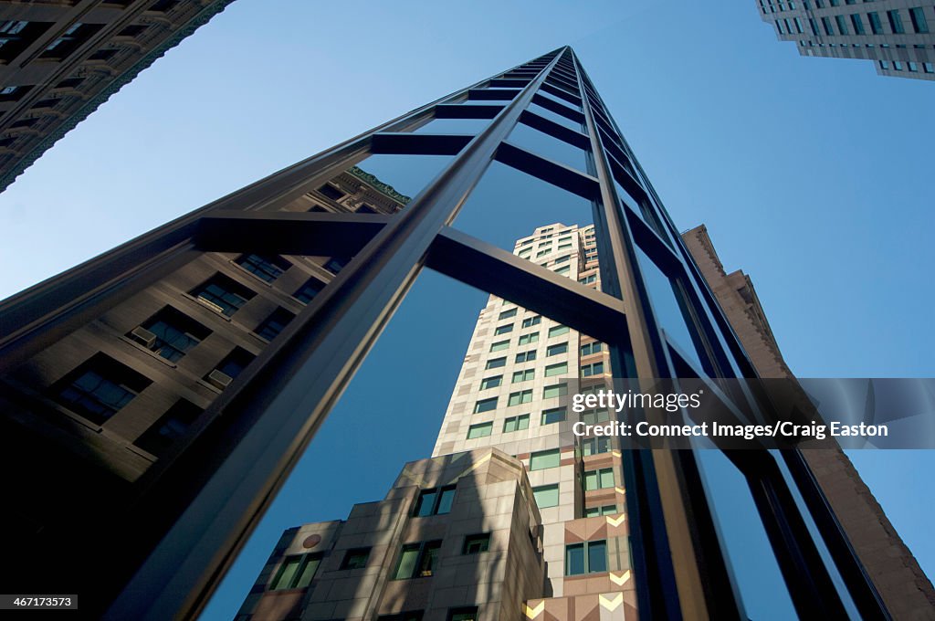 Buildings reflected, Boston, Massachusetts, USA