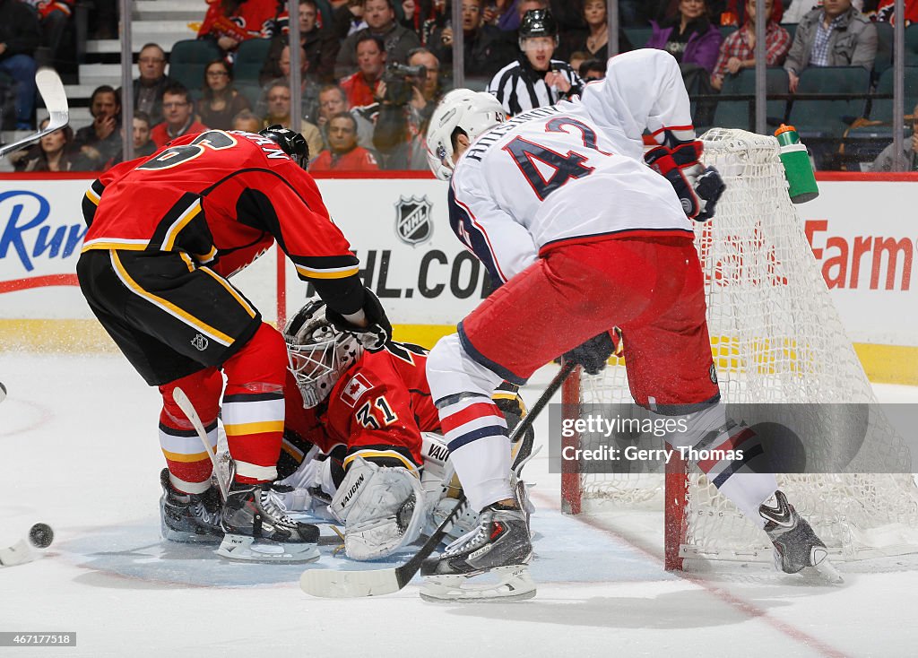 Columbus Blue Jackets v Calgary Flames