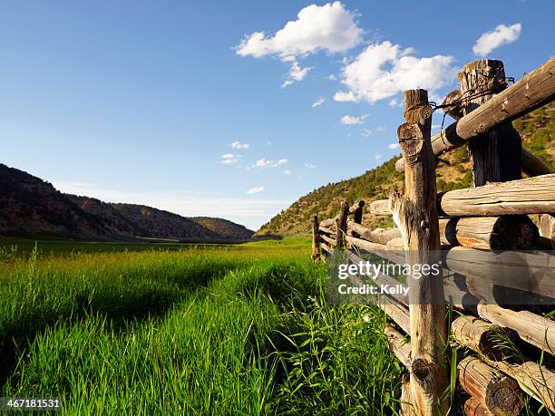 Open Ranch Fields Usa Colorado Ranch Among Fields High-Res Stock Photo - Getty Images