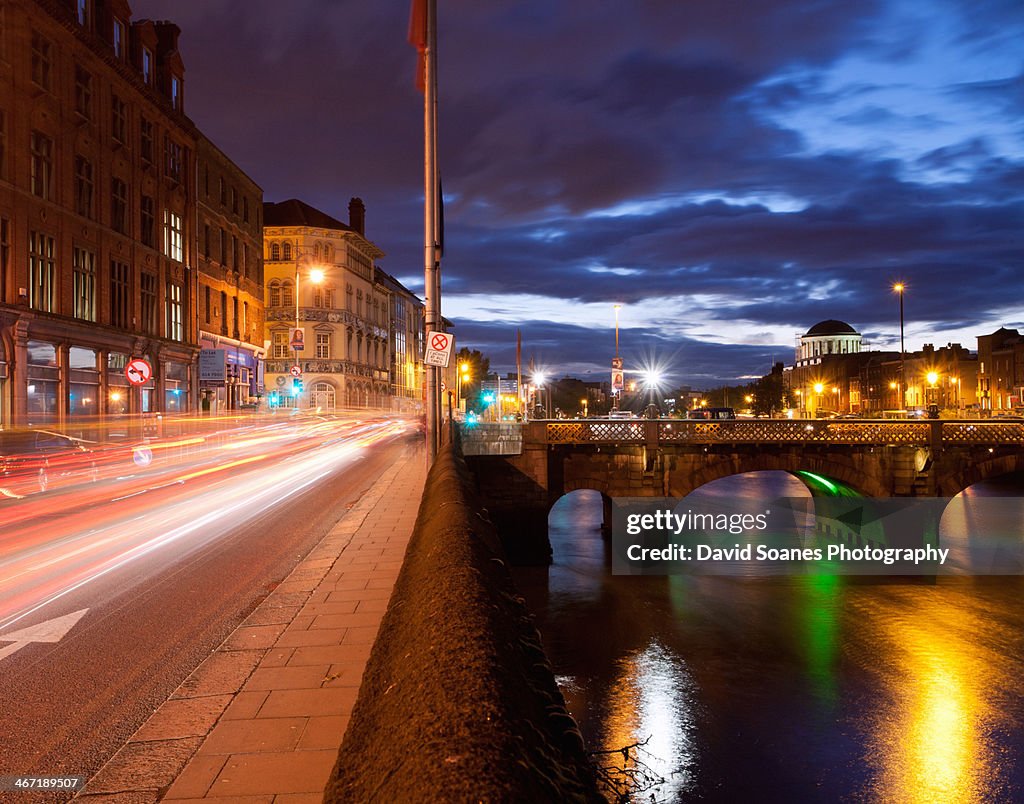 Quays at night