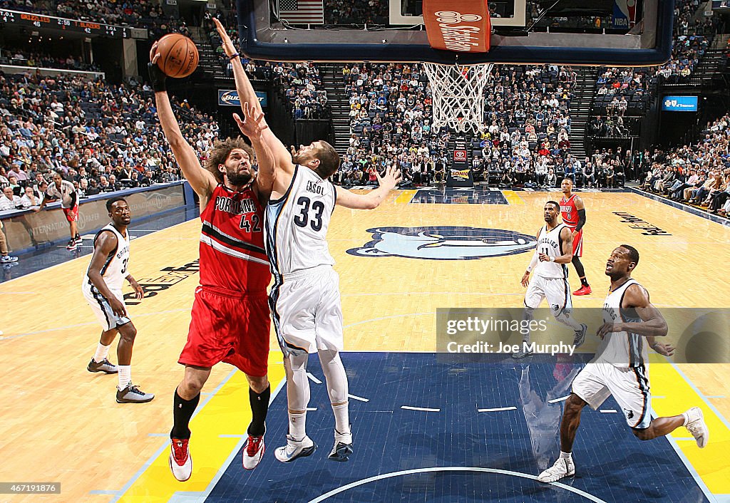 Portland Trail Blazers v Memphis Grizzlies