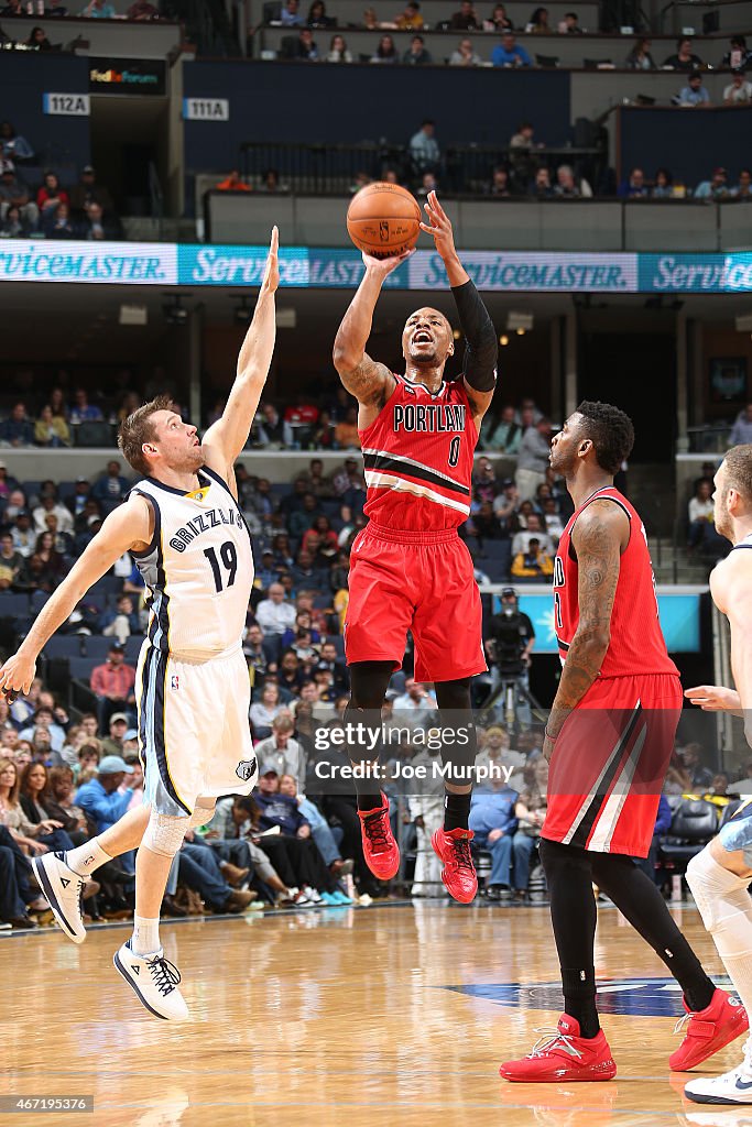 Portland Trail Blazers v Memphis Grizzlies