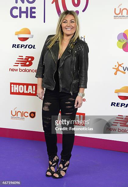 Amaia Montero attends the 'Cadena 100 Por Etiopia' concert photocall at the Barclaycard Center on March 21, 2015 in Madrid, Spain.