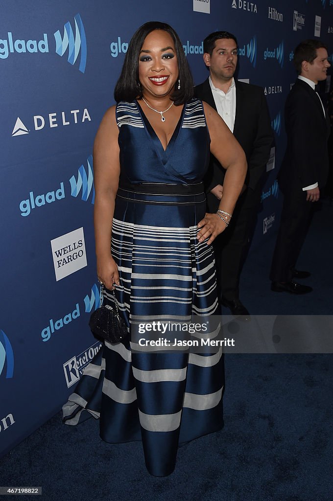 Red Carpet - 26th Annual GLAAD Media Awards