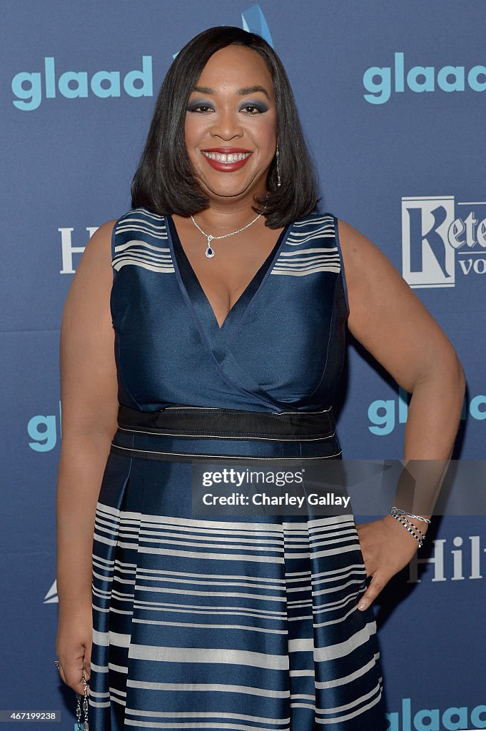 Red Carpet - 26th Annual GLAAD Media Awards